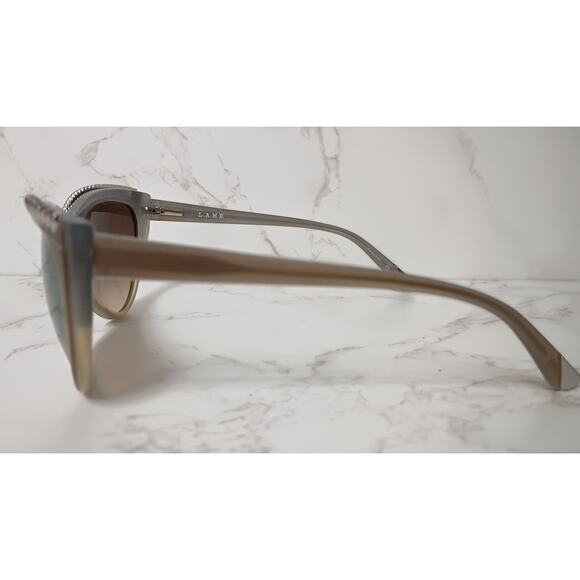 NEW Gwen Stefani L.A.M.B. Gold Frame / Gold Gradient Lens Cat Eye Sunglasses - Picture 4 of 8